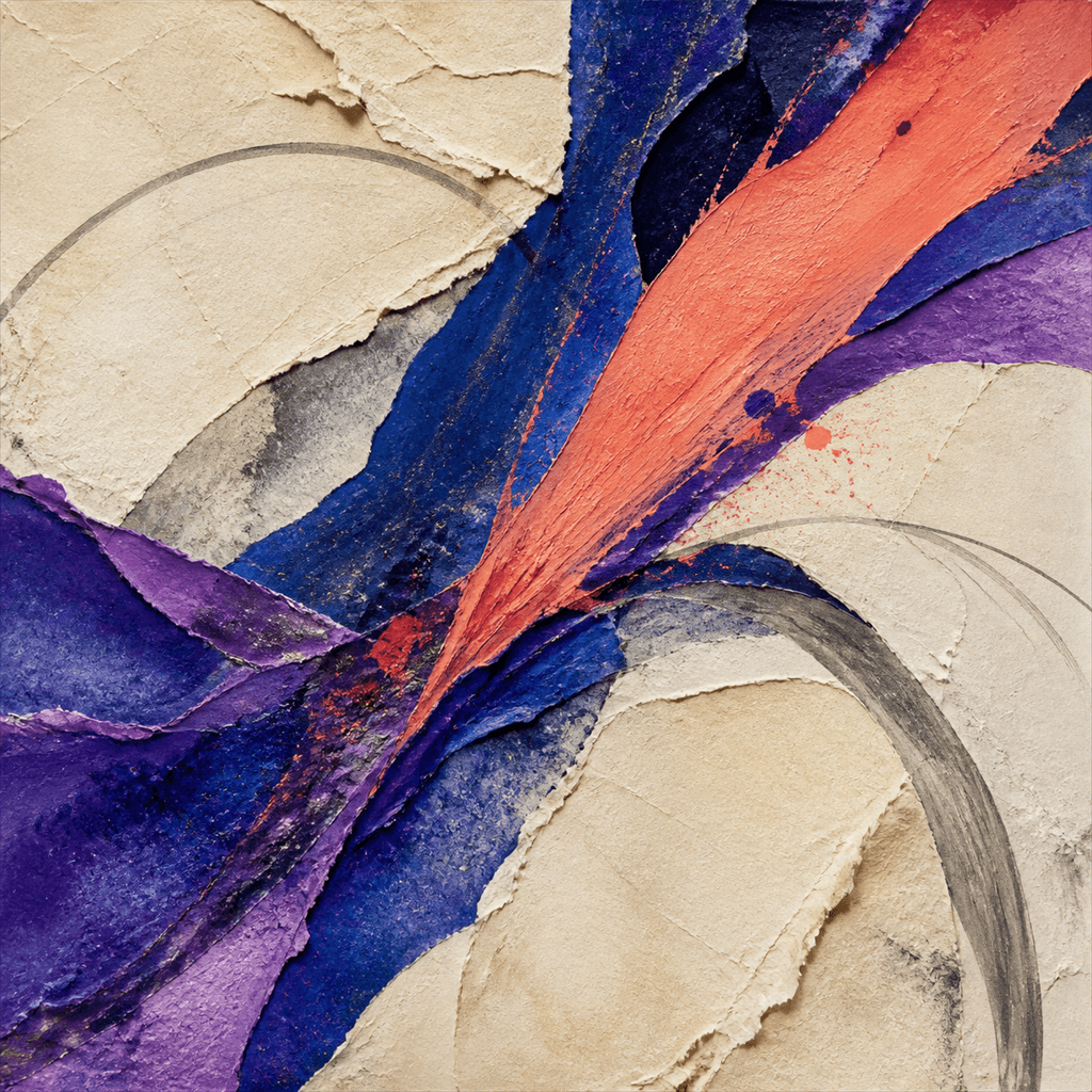 AI-generated showcase image: abstract composition